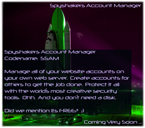 Spyshakers Account Manager.  SSAM.